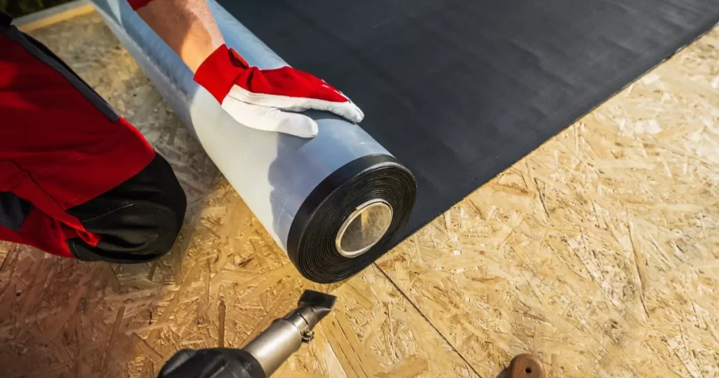 Discuss an EPDM rubber roofing project.