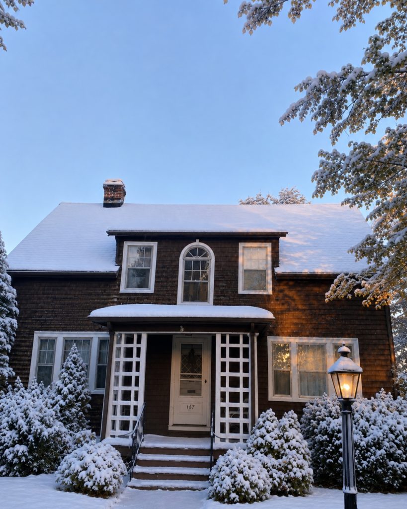 Professional roof repair designed to protect a Massachusetts home from New England weather.