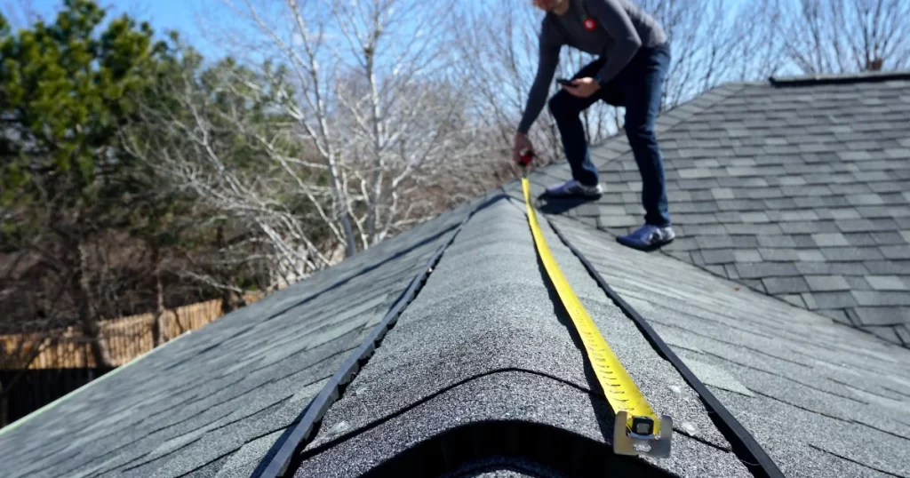 Architectural roofing shingles selected for a residential roof replacement.